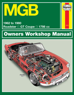 Haynes MGB reparasjonshåndbok for MGB (62 - 80)