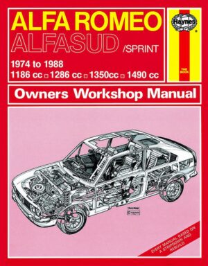 Haynes ALFA ROMEO reparasjonshåndbok for Alfa Romeo Alfasud/Sprint (1974 - 1988)