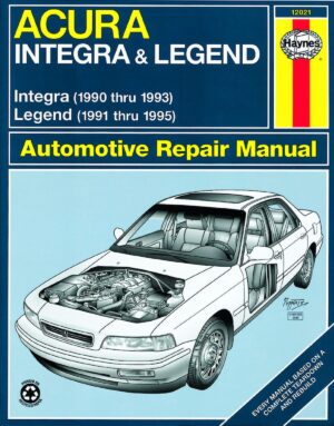 Haynes Acura reparasjonshåndbok for Acura Integra & Legend ‘90 - ‘95