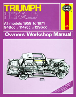 Haynes TRIUMPH reparasjonshåndbok for Triumph Herald (59 - 71) up to K classic reprint