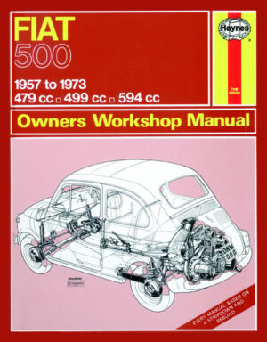 Haynes FIAT reparasjonshåndbok for Fiat 500 (57 - 73) up to M classic reprint