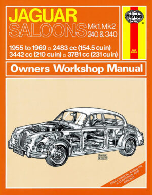 Haynes Jaguar reparasjonshåndbok for Jaguar MkI & II