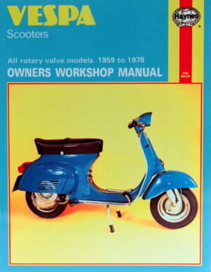 Haynes Scooter reparasjonshåndbok for Vespa Scooters (59 - 78)