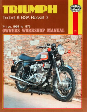 Haynes Triumph reparasjonshåndbok for Triumph Trident & BSA Rocket 3 (69 - 75)