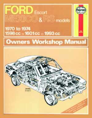 Haynes Ford reparasjonshåndbok for Ford Escort Mk I Mexico