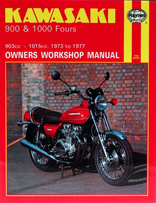 Haynes Kawasaki reparasjonshåndbok for Kawasaki 900 & 1000 Fours (73-77) Haynes Repair Manual