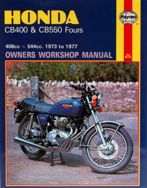 Haynes Honda reparasjonshåndbok for Honda CB400 & CB550 Fours (73 - 77)