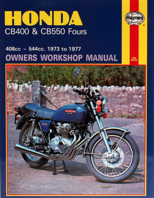 Haynes Honda reparasjonshåndbok for Honda CB400 & CB550 Fours (73 - 77)