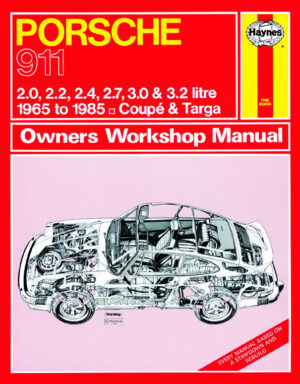 Haynes Porsche reparasjonshåndbok for Porsche 911 (65 - 85) up to C