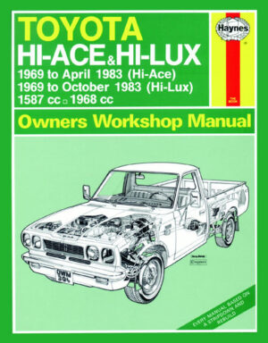 Haynes Toyota reparasjonshåndbok for Toyota Hi-Ace & Hi-Lux Petrol (69 - Oct 83) up to A classic reprint