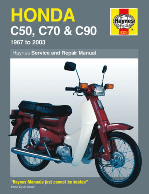 Haynes Honda reparasjonshåndbok for Honda C50