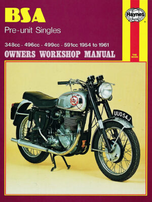 Haynes BSA reparasjonshåndbok for BSA Pre-unit Singles (54 - 61) Haynes Repair Manual