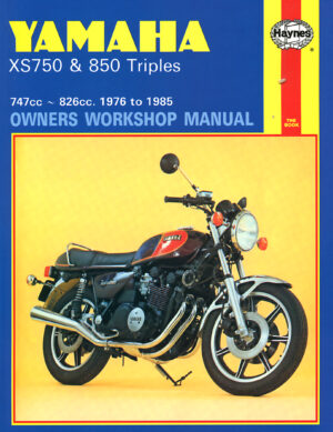 Haynes Yamaha reparasjonshåndbok for Yamaha XS750 & 850 Triples (76 - 85)