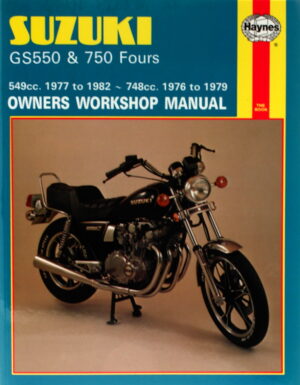 Haynes Suzuki reparasjonshåndbok for Suzuki GS550 (77 - 82) & GS750 Fours (76 - 79)