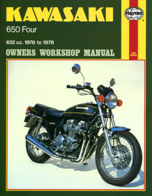 Haynes Kawasaki reparasjonshåndbok for Kawasaki 650 Four (76 - 78)