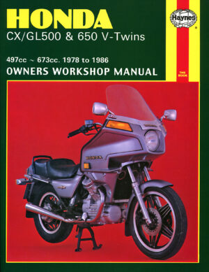 Haynes Honda reparasjonshåndbok for Honda CX/GL500 & 650 V-Twins (78 - 86)