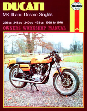 Haynes Ducati reparasjonshåndbok for Ducati MK III & Desmo Singles (69 - 76)