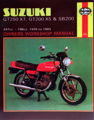 Haynes Suzuki reparasjonshåndbok for Suzuki GT250X7