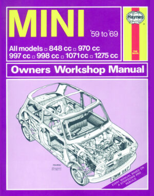 Haynes MINI reparasjonshåndbok for Mini (1959 - 1969) up to H classic reprint