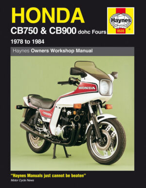 Haynes Honda reparasjonshåndbok for Honda CB750 & CB900 dohc Fours (78 - 84)