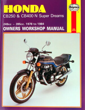 Haynes Honda reparasjonshåndbok for Honda CB250 & CB400N Super Dreams (78 - 84)