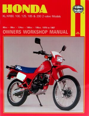 Haynes Honda reparasjonshåndbok for Honda XL/XR 80