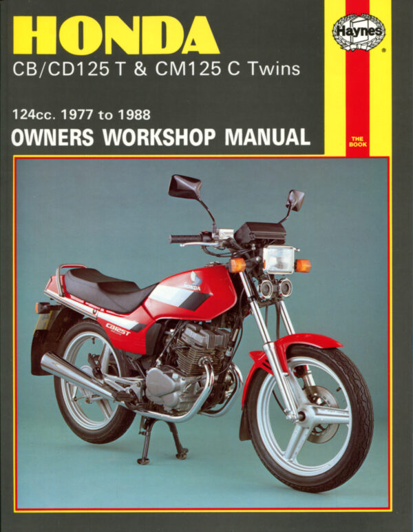 Haynes Honda reparasjonshåndbok for Honda CB/CD125T & CM125C Twins (77 - 88)