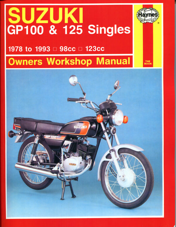 Haynes Suzuki reparasjonshåndbok for Suzuki GP100 & 125 Singles (78 - 93)