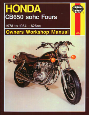 Haynes Honda reparasjonshåndbok for Honda CB650 sohc Fours (78 - 84)