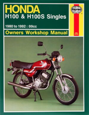 Haynes Honda reparasjonshåndbok for Honda H100 & H100S Singles (80 - 92)