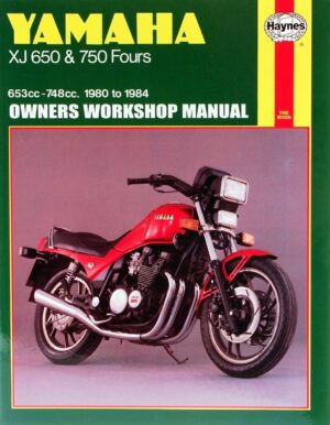 Haynes Yamaha reparasjonshåndbok for Yamaha XJ650 & 750 Fours (80 - 84)