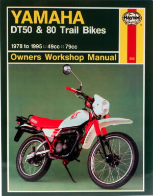 Haynes Yamaha reparasjonshåndbok for Yamaha DT50 & 80 Trail Bikes (78 - 95)