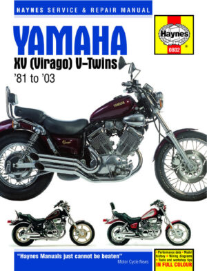 Haynes Yamaha reparasjonshåndbok for Yamaha XV (Virago) V-Twins (81 - 03)