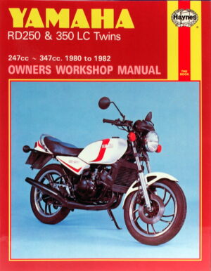 Haynes Yamaha reparasjonshåndbok for Yamaha RD250 & 350LC Twins (80 - 82)