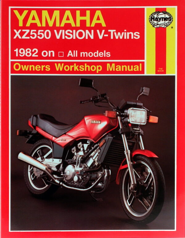 Haynes Yamaha reparasjonshåndbok for Yamaha XZ550 Vision V-Twins (82 - 85)