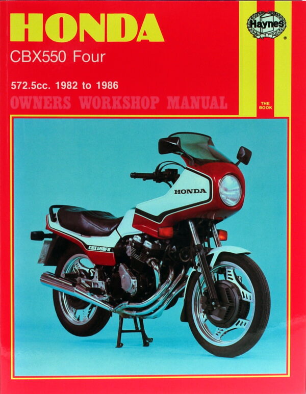 Haynes Honda reparasjonshåndbok for Honda CBX550 Four (82 - 86) Haynes Repair Manual