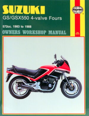 Haynes Suzuki reparasjonshåndbok for Suzuki GS/GSX550 4-valve Fours (83 - 88)