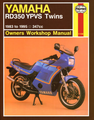 Haynes Yamaha reparasjonshåndbok for Yamaha RD350 YPVS Twins (83 - 95) Haynes Repair Manual