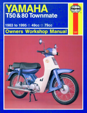 Haynes Yamaha reparasjonshåndbok for Yamaha T50 & 80 Townmate (83 - 95)