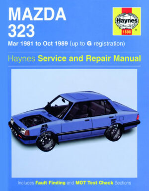 Haynes Mazda reparasjonshåndbok for Mazda 323 (Mar 81 - Oct 89) up to G