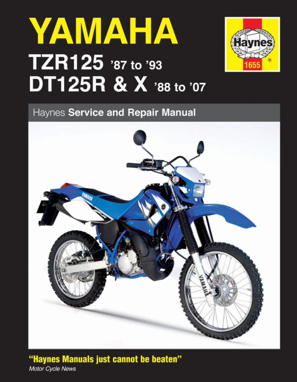 Haynes Yamaha reparasjonshåndbok for Yamaha TZR125 (87-93)