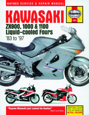 Haynes Kawasaki reparasjonshåndbok for Kawasaki ZX900