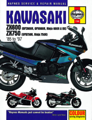 Haynes Kawasaki reparasjonshåndbok for Kawasaki ZX600 (GPZ600R