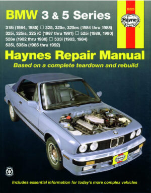 Haynes BMW reparasjonshåndbok for BMW 3/5 Series ‘82 - ‘92