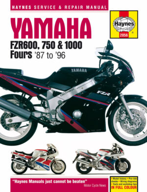 Haynes Yamaha reparasjonshåndbok for Yamaha FZR600