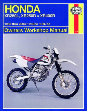 Haynes Honda reparasjonshåndbok for Honda XR250L