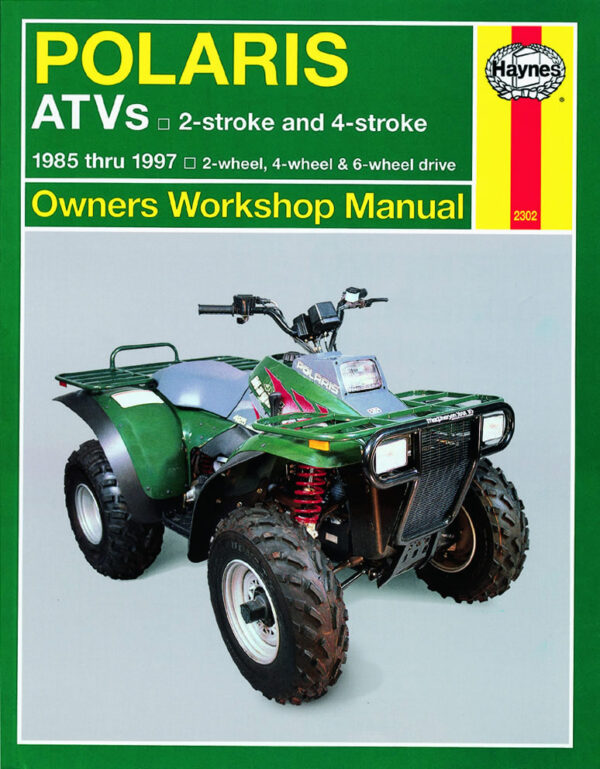 Haynes ATV reparasjonshåndbok for Polaris ATVs (85 - 97)