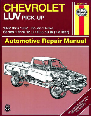 Haynes Chevrolet reparasjonshåndbok for Chevrolet Luv Pick-up ‘72 - ‘82