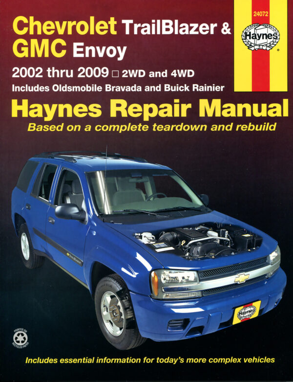 Haynes Chevrolet reparasjonshåndbok for Chevrolet Trailblazer & GMC Envoy ‘02 - ‘09