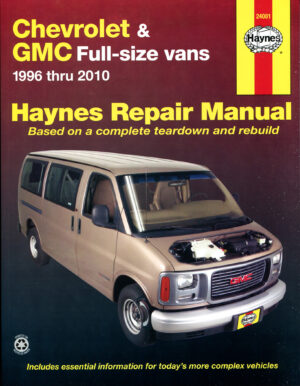 Haynes Chevrolet reparasjonshåndbok for Chevrolet & GMC Full-size Vans